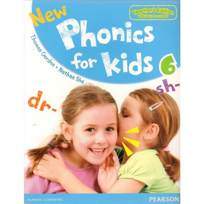 New Phonics for Kids Teacher's Book Edition 6级 新版自然拼读 教学资源 教师用书 第六级 教参 培生原版朗文正版 英语书籍