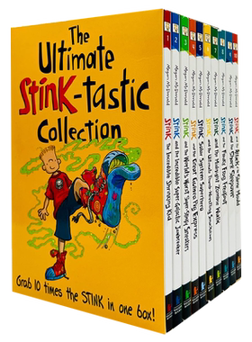 朱迪弟弟10册套装 英文原版 The Ultimate Stink-tastic Collection 章节书 儿童读物 纯全英文版正版原著进口原版英语书籍