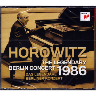 【原装进口】霍洛维茨 1986年柏林音乐会 2CD唱片 19439752362