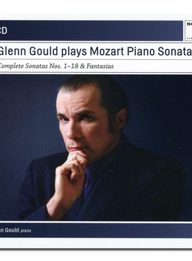 【原装进口】古尔德 莫扎特钢琴奏鸣曲1981录音全集 古典 4CD唱片