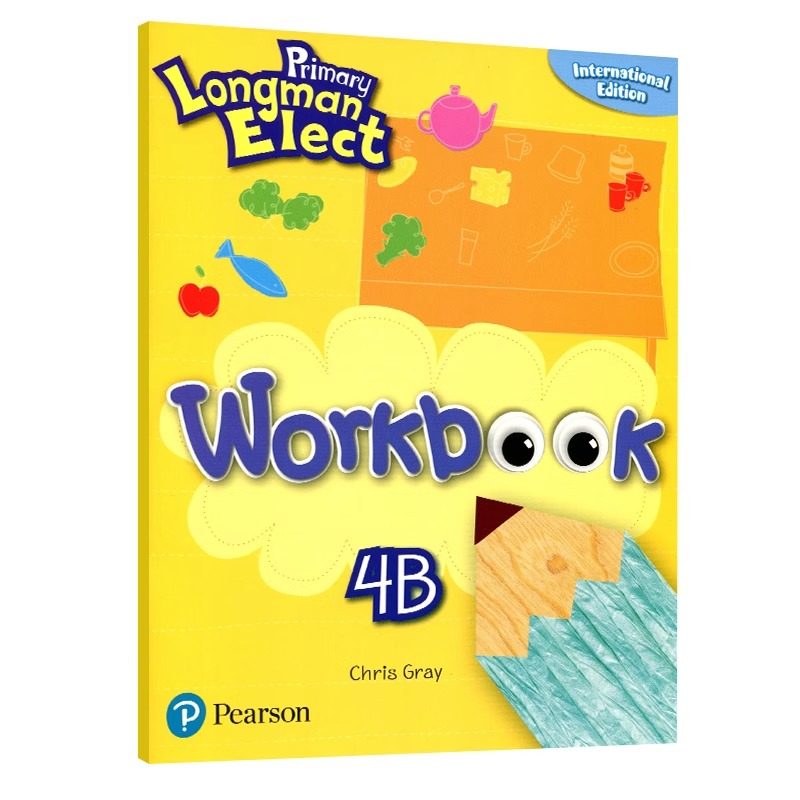培生朗文小学6-12岁少儿英语教材 Primary Longman Elect 4B Workbook 练习册 四年级下册 Pearson 原版香港外国语学校英语教材
