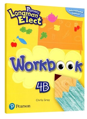 培生朗文小学6-12岁少儿英语教材 Primary Longman Elect 4B Workbook 练习册 四年级下册 Pearson 原版香港外国语学校英语教材