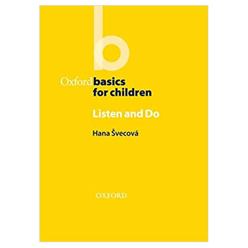 Oxford Basics for Children: Listen and Do 纯全英文版正版原著进口原版英语书籍