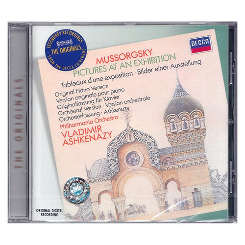 【原装进口】阿什肯纳齐 穆索尔斯基 图画展览会 CD唱片 古典音乐