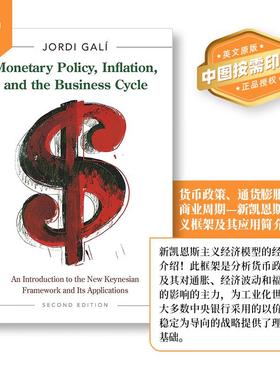 【预售 按需印刷】Monetary Policy  Inflation  and the Business Cycle 英文原版 纯全英文版正版原著进口原版英语书籍