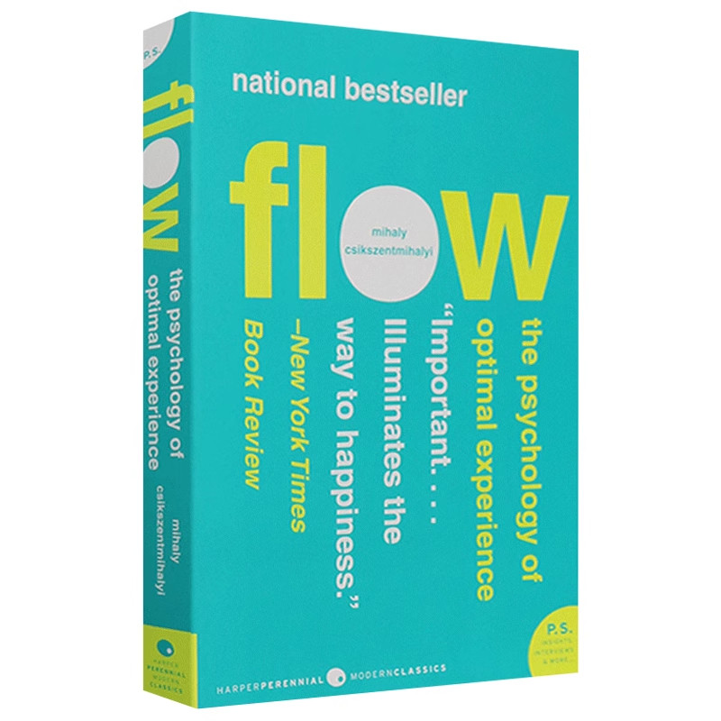 【预售 按需印刷】当下的幸福 Flow 心流 心理学读物 英文正版 积极生活哲学 国外名著英语小说 米哈里契克森米哈赖 进口书