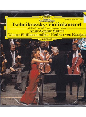 【原装进口】穆特 卡拉扬 柴可夫斯基D大调小提琴协奏曲 CD唱片