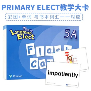 Primary Longman Elect FTash Cards 5A 培生朗文小学6-12岁英语教材 纯全英文版正版原著进口原版英语书籍