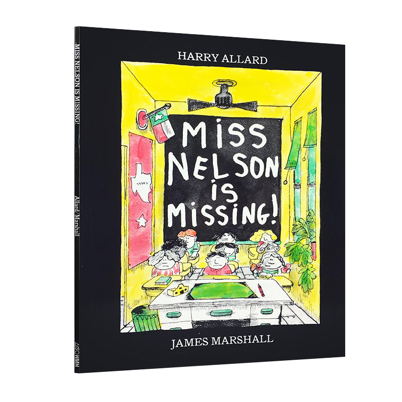 尼尔森老师不见了英文原版绘本