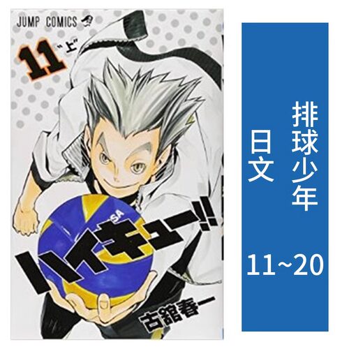 排球少年11-20册漫画日文
