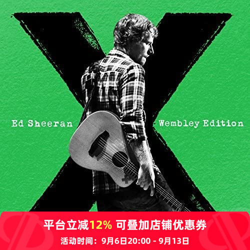 【原装进口】Ed Sheeran 艾德·希兰 X 专辑演唱会 CD+DVD 黄老板