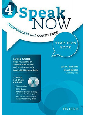牛津英语口语沟通教材 Speak Now communicate with confidence 4: Teacher's Book with Testing CD-ROM 纯全英文版正版英语书籍