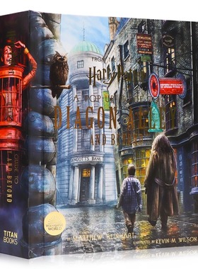 哈利波特立体书 穿越对角巷 英文原版 精装 Harry Potter A Pop Up Guide to Diagon Alley and Beyond Matthew Reinhart 英语书籍