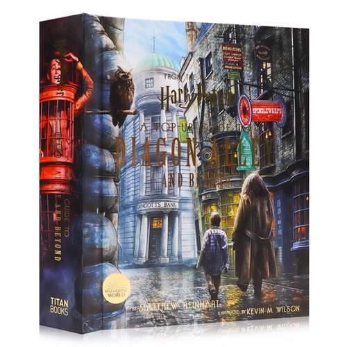 中图原版哈利波特对角巷立体书