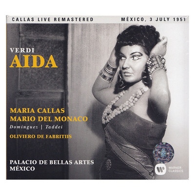 【原装进口】卡拉斯 威尔第 Aida阿依达 意大利歌剧 单声道CD唱片