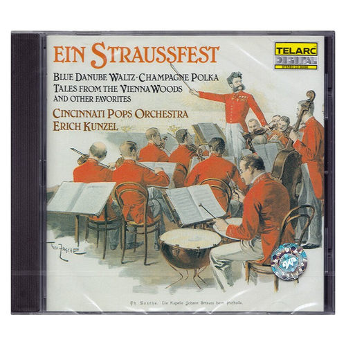 【原装进口】Telarc 红衫仔1 施特劳斯家族圆舞曲 CD唱片 CD80098