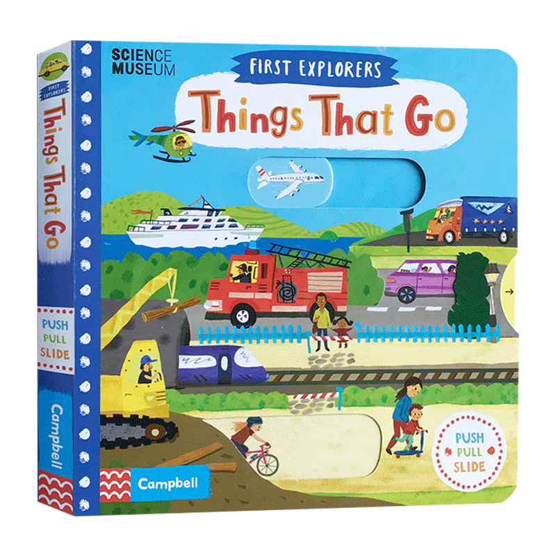 小小探索家系列交通工具英文绘本first explorers things that go SETM科普英文版幼儿探索启蒙儿童英语纸板书 英文原版英语书籍