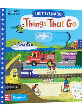 小小探索家系列交通工具英文绘本first explorers things that go SETM科普英文版幼儿探索启蒙儿童英语纸板书 英文原版英语书籍