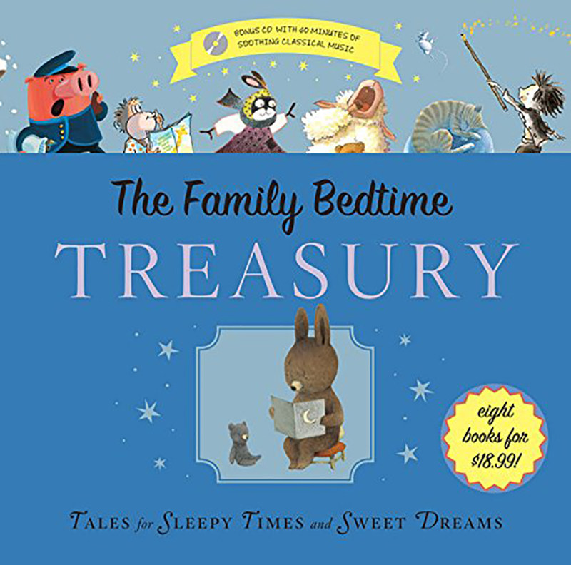 经典家庭故事大合集Family Bedtime Treasury：Tales for Sleepy Times and Sweet Dreams 亲子睡前童话故事美梦 附CD 英语书籍
