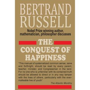 幸福之路 Bertrand 哲學大師 原著進口英語書籍 Happiness The 正版 Conquest 英文原版 征服幸福 按需印刷 Russell羅素 預售