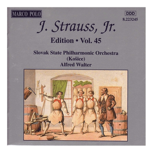 【原装进口】小约翰·斯特劳斯 Vol. 45 古典音乐作品集 CD唱片碟