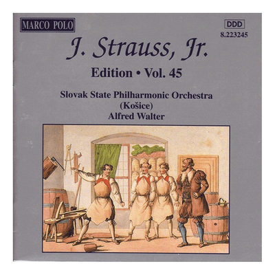 【原装进口】小约翰·斯特劳斯 Vol. 45 古典音乐作品集 CD唱片碟