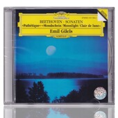 吉列尔斯 悲怆 贝多芬月光钢琴奏鸣曲CD 碟片4000362 中图音像