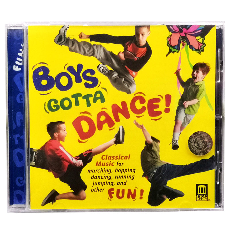 【原装进口】舞动男孩Boys Gotta Dance儿童宝宝音乐CD唱片DE1623
