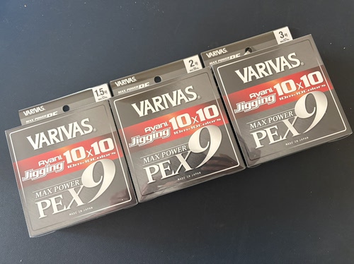 VARIVAS PEX9 10×10 JIGGING专用9编，SP-TⅡ二代涂层，拉力强