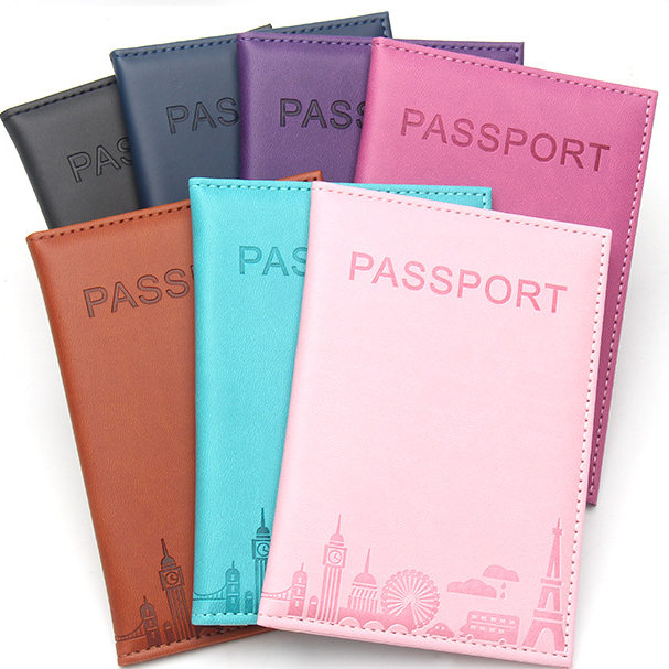 PU皮护照本保护套外壳轻薄护照夹封面passport证件收纳包皮套机票