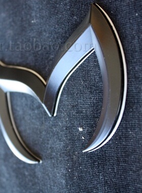 金属马自达蝙蝠标 马自达后尾标 M2/M3/M6/M5 睿翼 改装车标