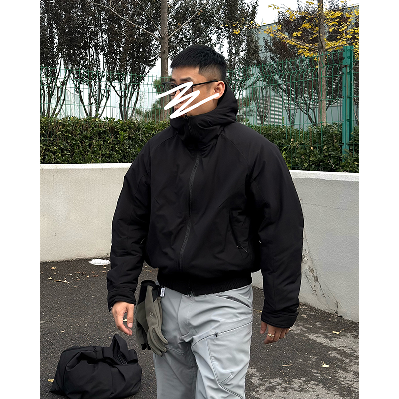 STS3M新雪丽力量弧线连帽棉服