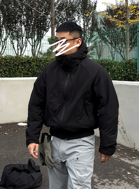 【STS】Vigor Jacket3M新雪丽保暖 力量感弧线 立体连帽防寒棉服