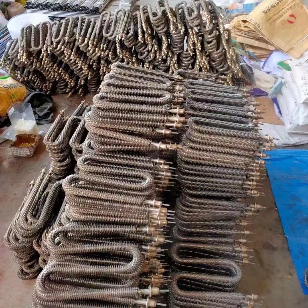 不锈钢U型空气干烧加热管 散热片电热管翅片发热管烤箱发热棒220V