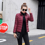 2025女士轻薄羽绒服立领修身大码备大货达标绒不跑毛f03p55，男装羽绒服，星座1113