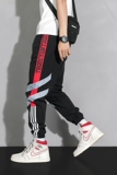 夏季薄款九分裤男士运动休闲裤潮流夜视反光港风休闲裤，男装休闲裤，星座1113