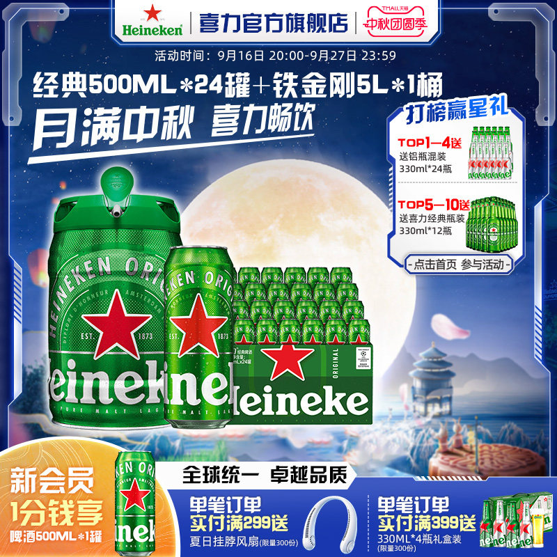 喜力Heineken啤酒拉罐啤酒图片