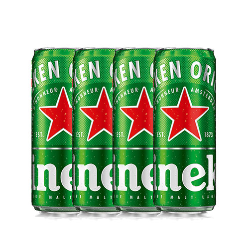 麦芽啤酒Heineken/喜力罐装