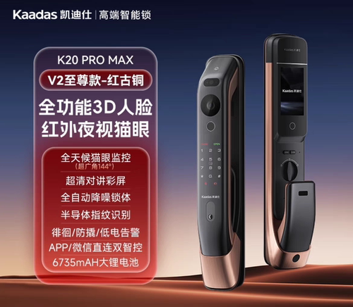 凯迪仕K20PRoMax3D人脸识只能锁