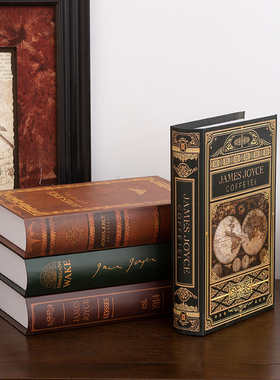 新款欧式复古怀旧假书仿真书摆件书房道具书装饰品电视柜创意摆设