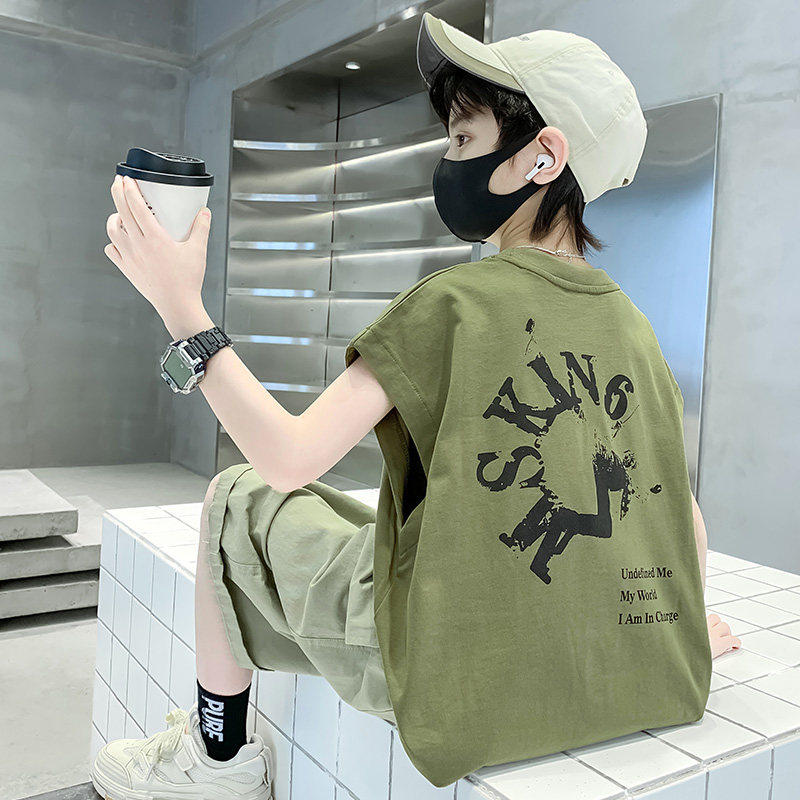 2025新款夏季潮流字母印花短袖T恤男女童百搭休闲上衣120-170cm,童装/婴儿装/亲子装,家居服套装,淘宝优惠券,粉丝福利购,淘宝优惠卷