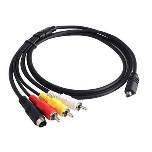数据线 适用于SONY索尼摄像机半圆形 VMC-15FS 连接线 AV 视频 - 封面