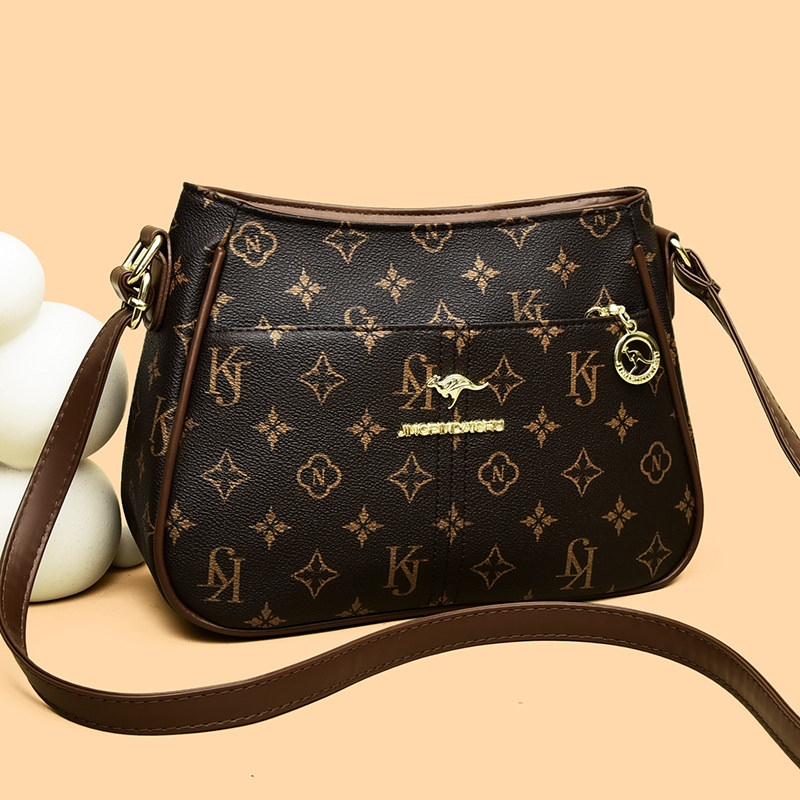 女包新款时尚印花大容量百搭软皮单肩斜挎大气简约中年妈妈腋下包,箱包皮具/热销女包/男包,小方包,淘宝优惠券,粉丝福利购,淘宝优惠卷