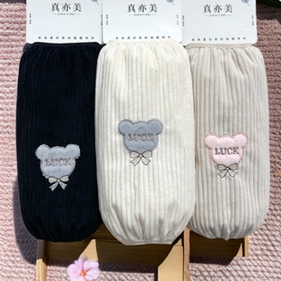 学生耐脏办公室工作防污护袖 新款 加宽套袖 套女秋冬长款 上班洋气 袖