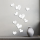 爱心3D立体镜面墙贴亚克力美化遮丑钉眼装 饰贴纸自粘卧室客厅定制