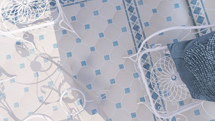 艺术复古八角陶瓷马赛克厨房卫生间菱形瓷砖客厅地砖阳台防滑仿古