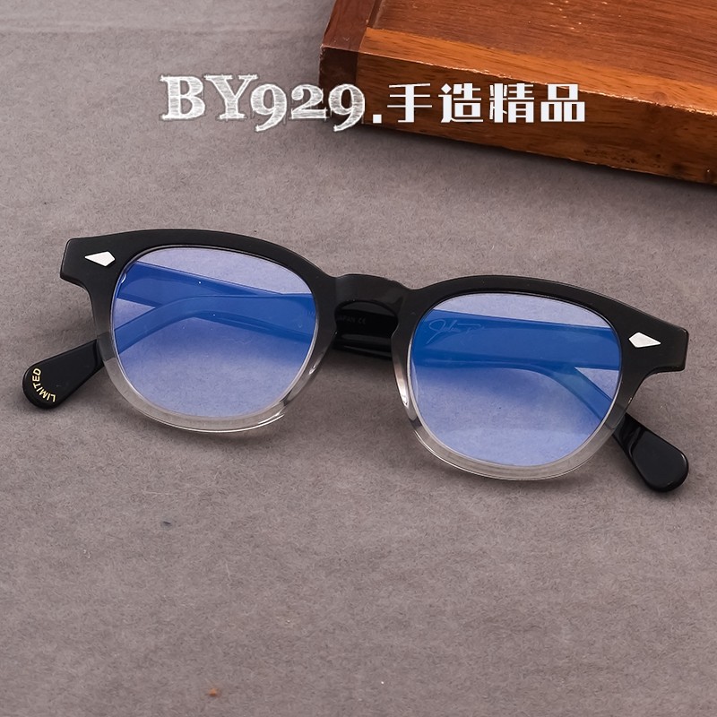 強尼 戴普 蝌蚪同款JULIUS TART联名眼镜框男板材近视眼镜架女潮