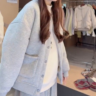 时尚 网红2023新款 卫裤 单排扣显白休闲外套韩版 减龄两件套女潮 套装