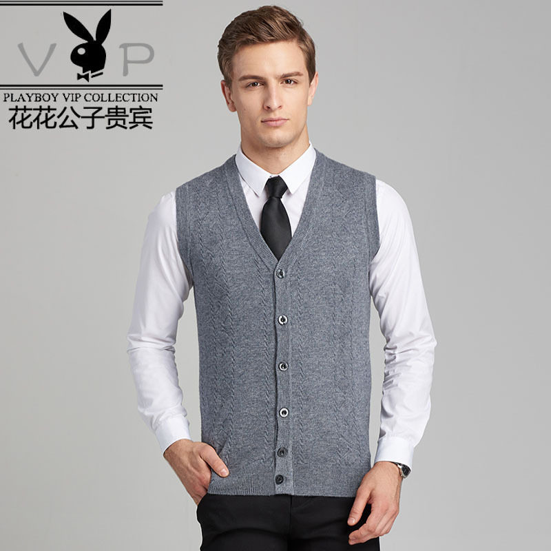 Dandy VIP Autumn and winter Men's knitting wool Cashmere Pure cardigan vest Vest waistcoat Middle and old agein the Men's clothing, Vest/Vest  category - from Buy2taobao.com to provide professional Taobao agent buy service
