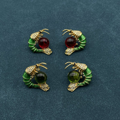 其他中古合金女琉璃滴油银针